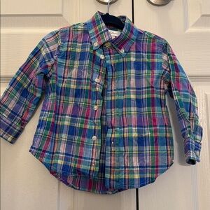 Ralph Lauren Plaid Button Down 12 mos
